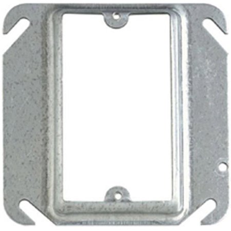 ABB Electrical Box Cover, 1 Gang, Square, Steel, Raised 52C13